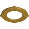Ekena Millwork Benson Ceiling Medallion (Fits Canopies up to 6 1/8"), 11 1/8"OD x 6 1/8"ID x 5/8"P, Pharaohs Gold CM11BNPGS - alternate 4